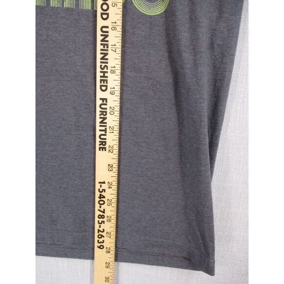 Vintage Inspired Colorado Mountain Graphic T Shirt Soft Heather Gray Size L - Picture 4 of 7